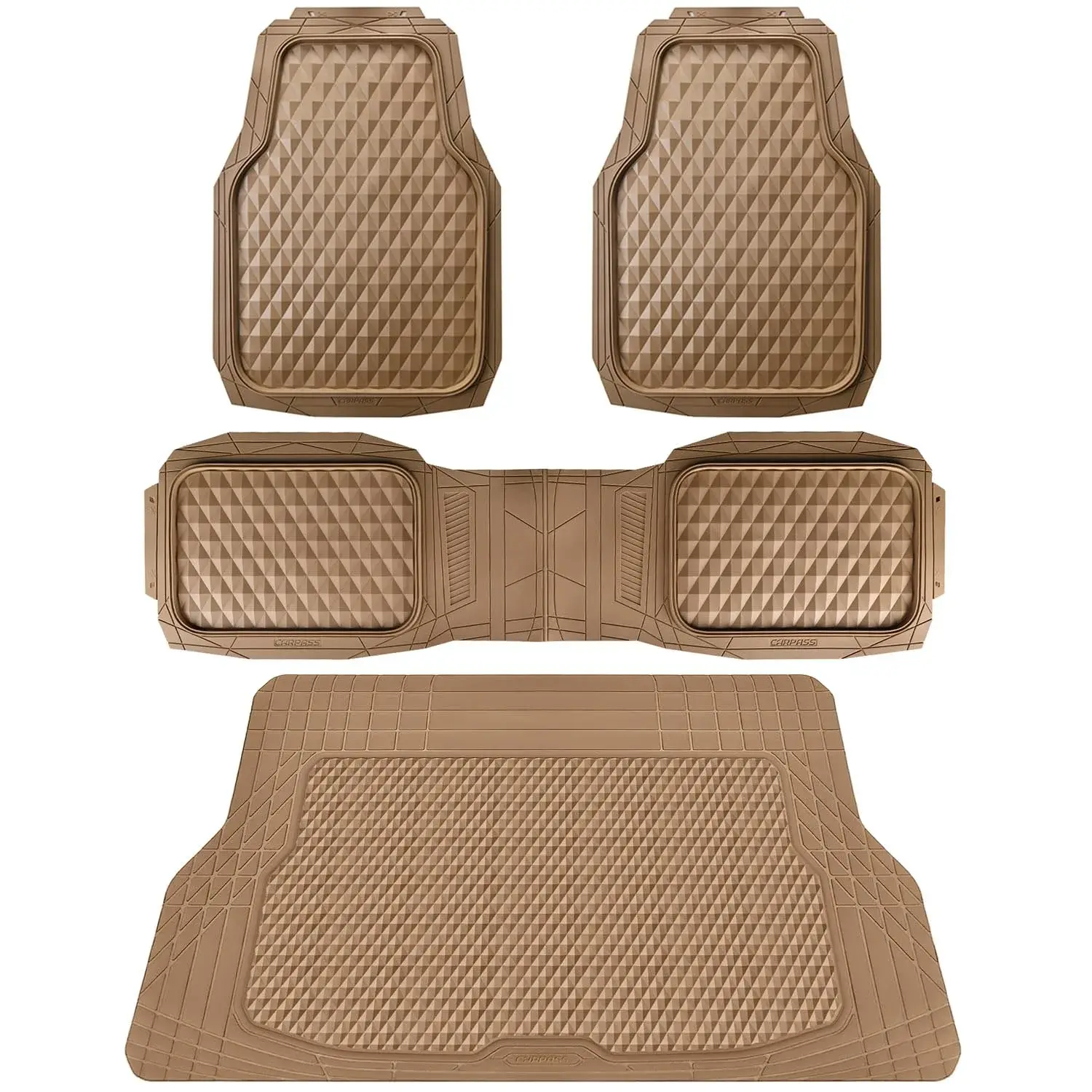 BDK car cargo trunk mat liner image 2