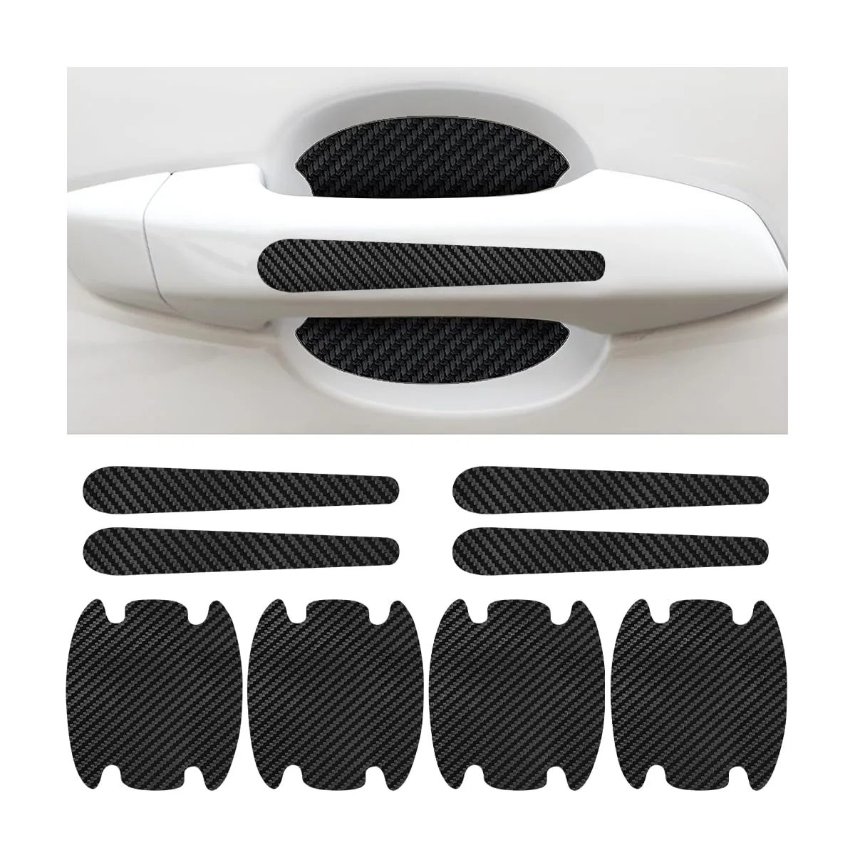 JDM car door handle protector wrap image 3