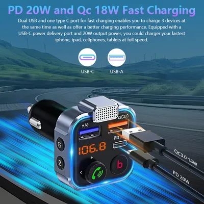 Mpow car Bluetooth FM transmitter